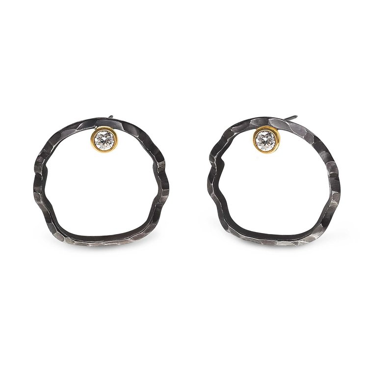 Dana Bronfman Open Silhouette Stud Earrings