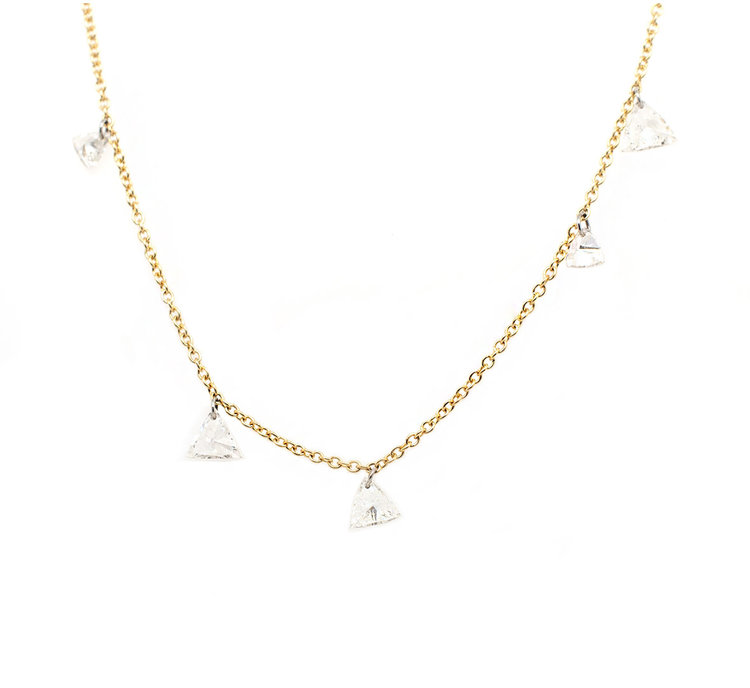 TAP Free Set Trillion Diamond Necklace
