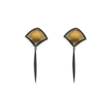 CFJ Fusion Large Marquis Quill Stud Earrings
