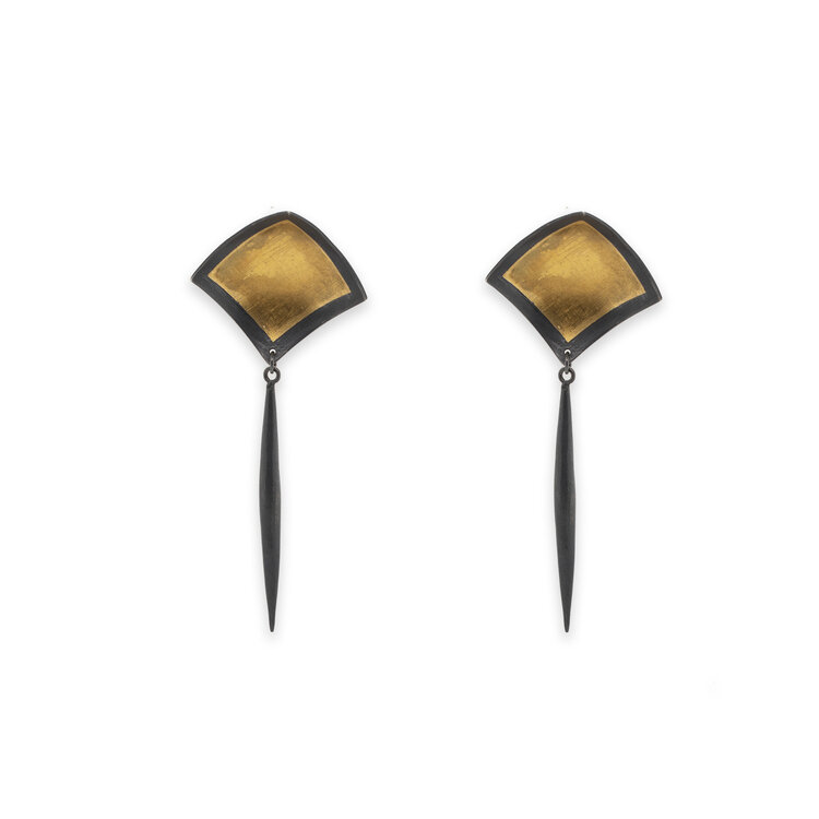 CFJ Fusion Large Marquis Quill Stud Earrings