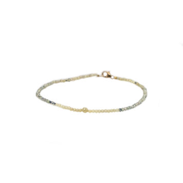 Margaret Solow Sapphire and Diamond Beaded Bracelet