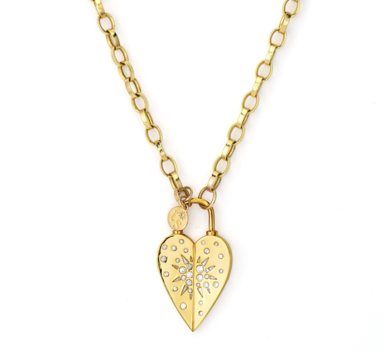 Three Stories Love Explosion Heart Pendant