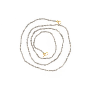 Lena Skadegard Unknotted Labradorite Beaded Necklace
