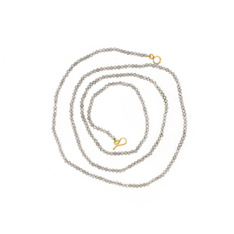 Lena Skadegard Unknotted Labradorite Beaded Necklace