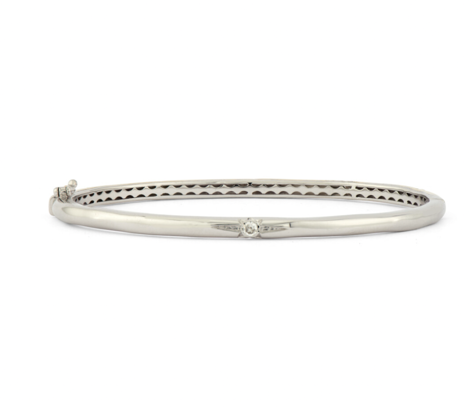 Starburst Sterling Bangle Bracelet