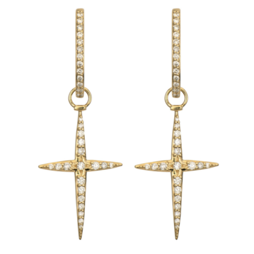 Three Stories Starry Night Top Switch Cross Charm Pendant