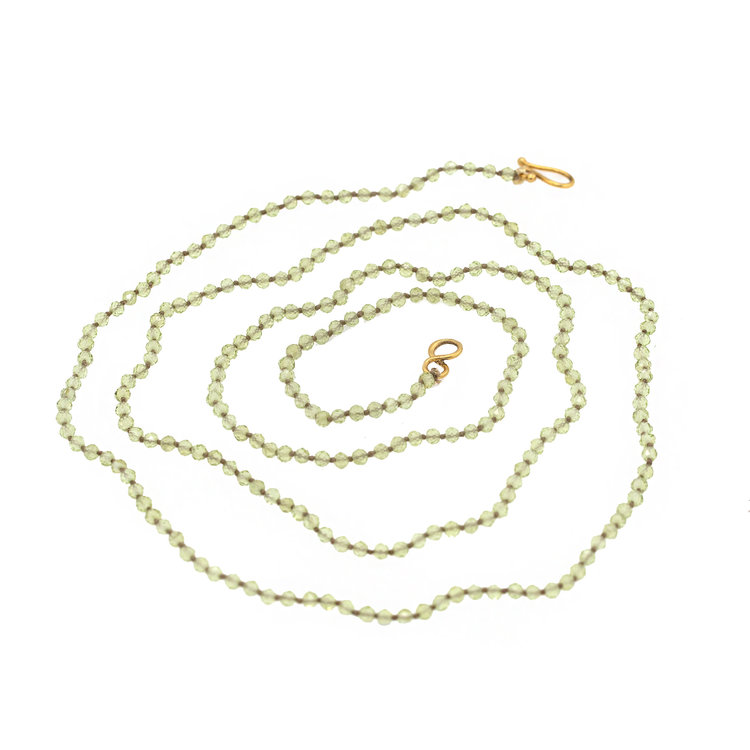 Lena Skadegard Peridot Beaded Necklace