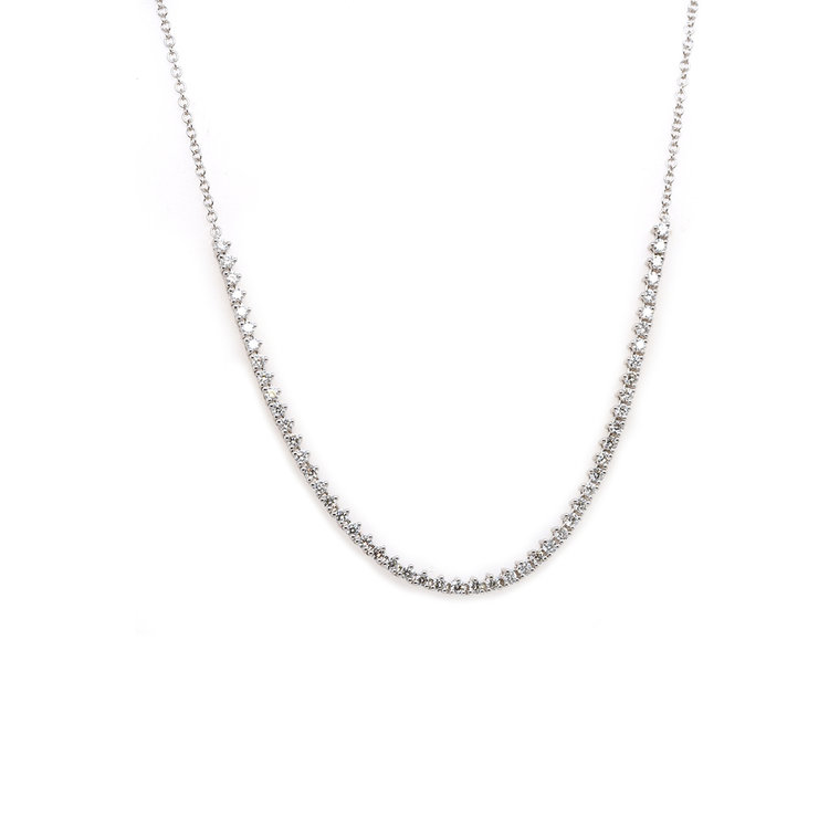 EF Collection Diamond and 14K White Gold Chain Necklace