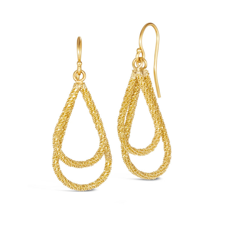 Amali Paired Teardrop Stardust Earrings