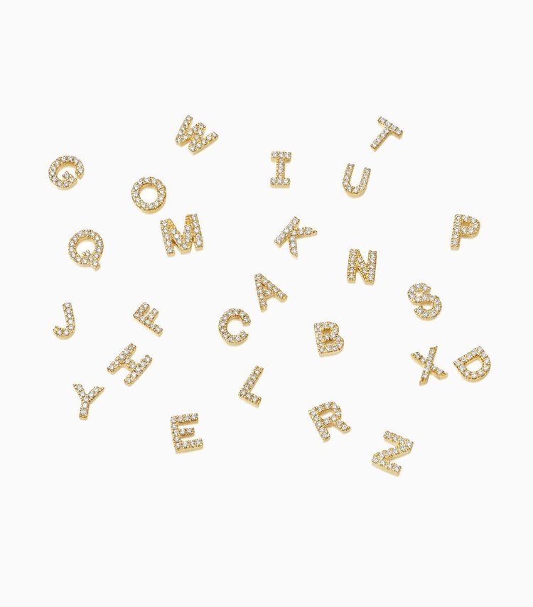 Loquet Diamond Initials - J