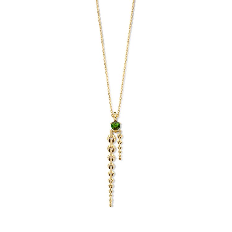 Dries Criel Tsavorite Bond Flow Pendant Necklace