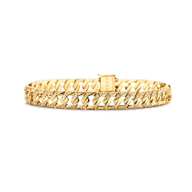 Dries Criel White Diamond Bond Signature Bracelet