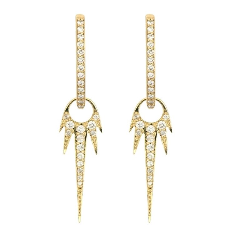 Three Stories Single Long Love Explosion Starburst Charm