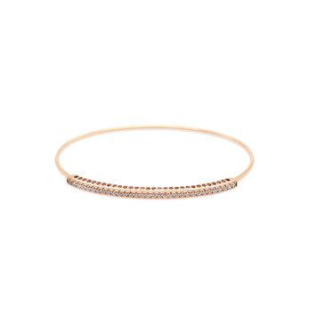 Gemma Couture Rose Gold Expandable Diamond Bracelet