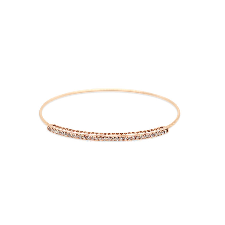 Gemma Couture Rose Gold Expandable Diamond Bracelet