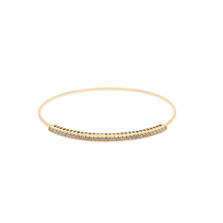 Gemma Couture Yellow Gold Expandable Diamond Bracelet