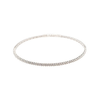 Gemma Couture 1.7ct Flexible White Gold Diamond Bracelet