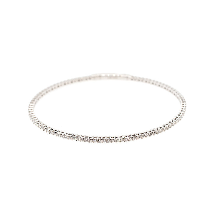 Gemma Couture 1.7ct Flexible White Gold Diamond Bracelet