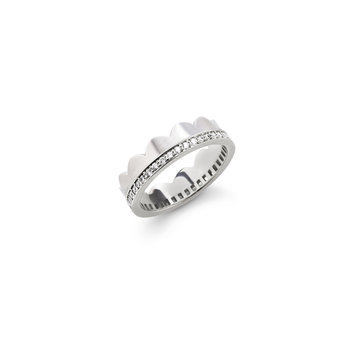 Dana Bronfman Half Moon Eternity Band Ring