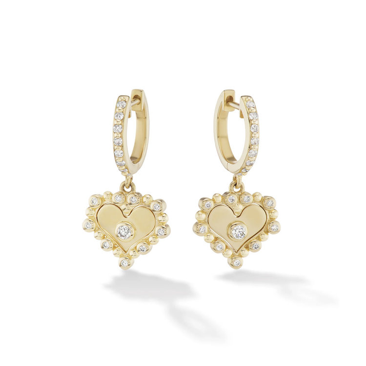 Orly Marcel Heart Huggie Earrings