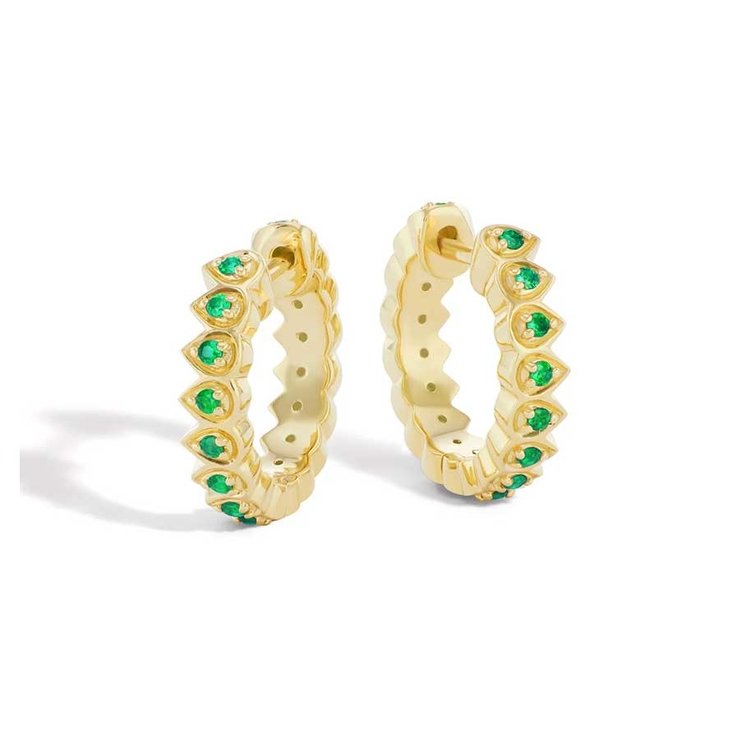 Orly Marcel Mandala Petal Huggie Earrings