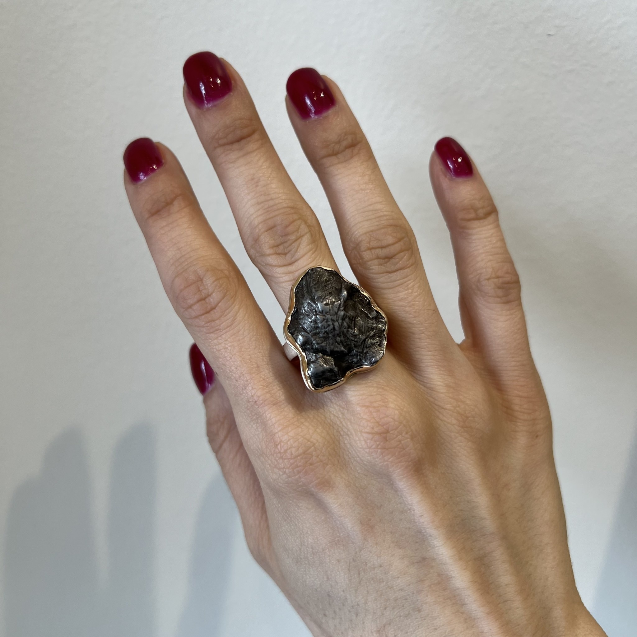 Obsidian Meteorite Ring | Patrick Adair Designs
