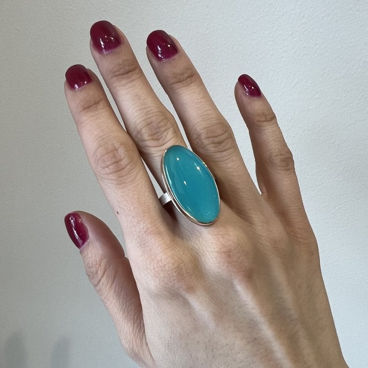 Jamie Joseph Oval Victoria Gemstone Ring