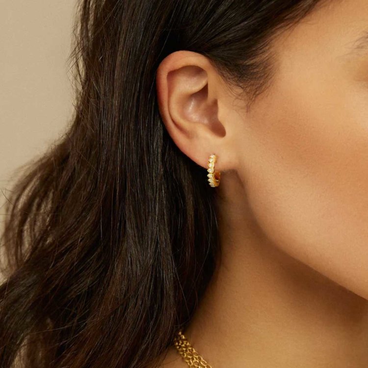 Orly Marcel Mandala Petal Huggie Earrings