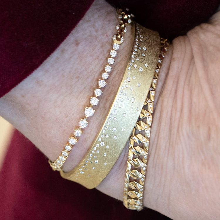 Dries Criel Diamond Bond Flow Bracelet