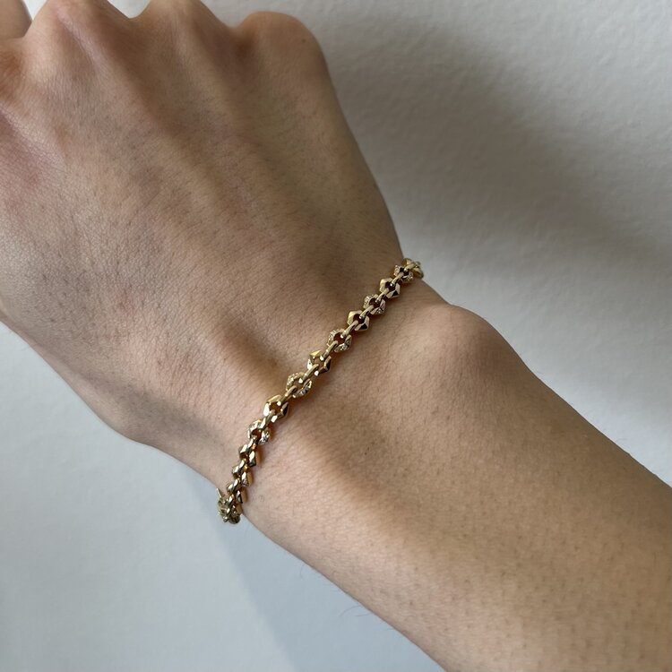 Dries Criel White Diamond Bond Mini Bracelet