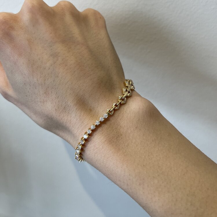 Dries Criel Diamond Bond Flow Bracelet