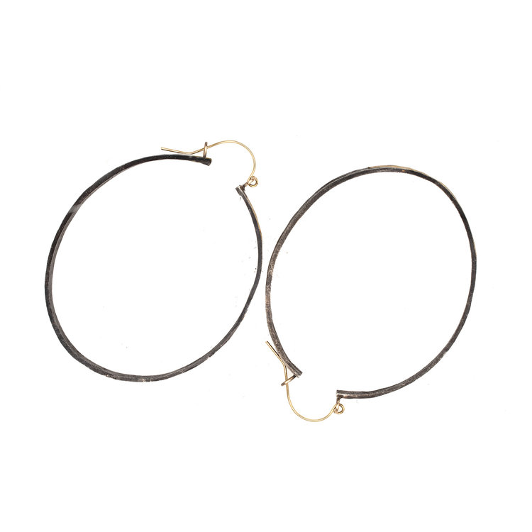 CFJ Fusion Oval Fusion Hoops Large
