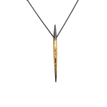 CFJ Fusion Single Long Quill Pendant Necklace