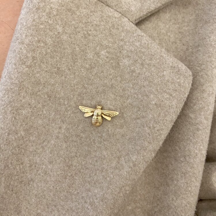CFJ Bees Gold Lapel Pin