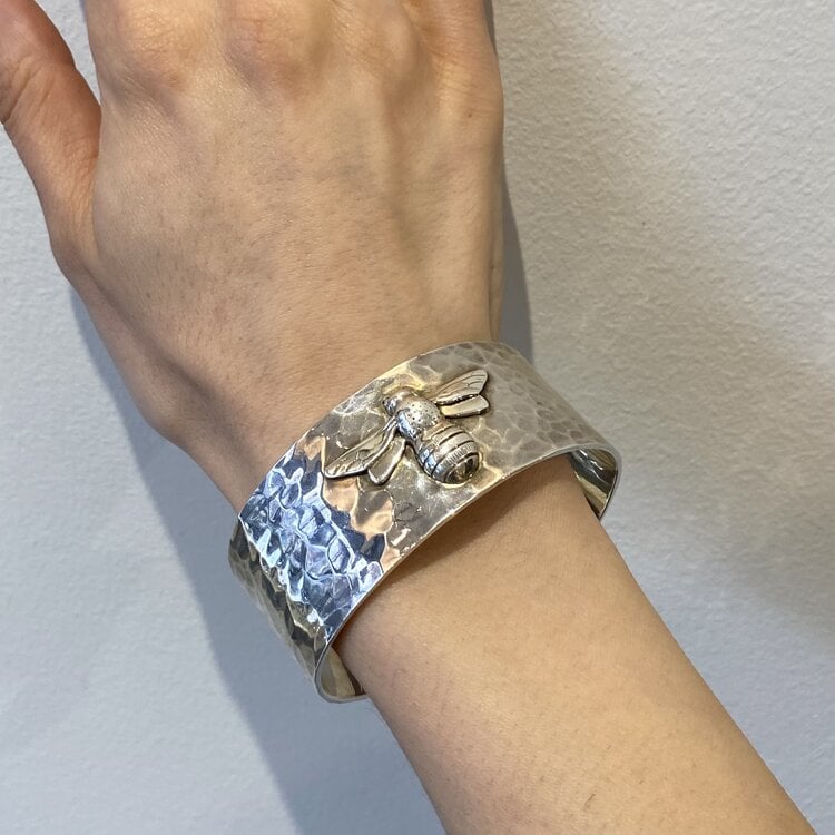 CFJ Bees Sterling Silver Bombus Cuff