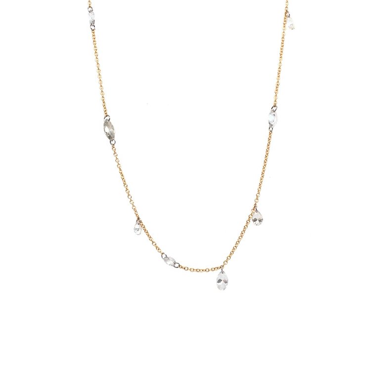 TAP Free Set Diamond Necklace 2cts