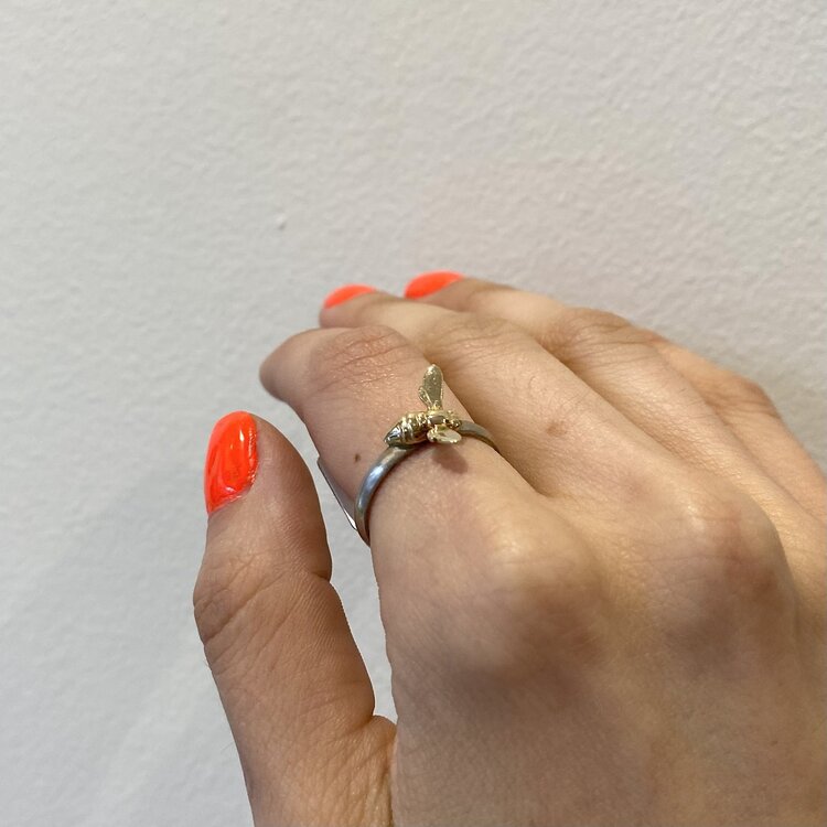 CFJ Bees Stacking Ring Tiny Bee Mixed