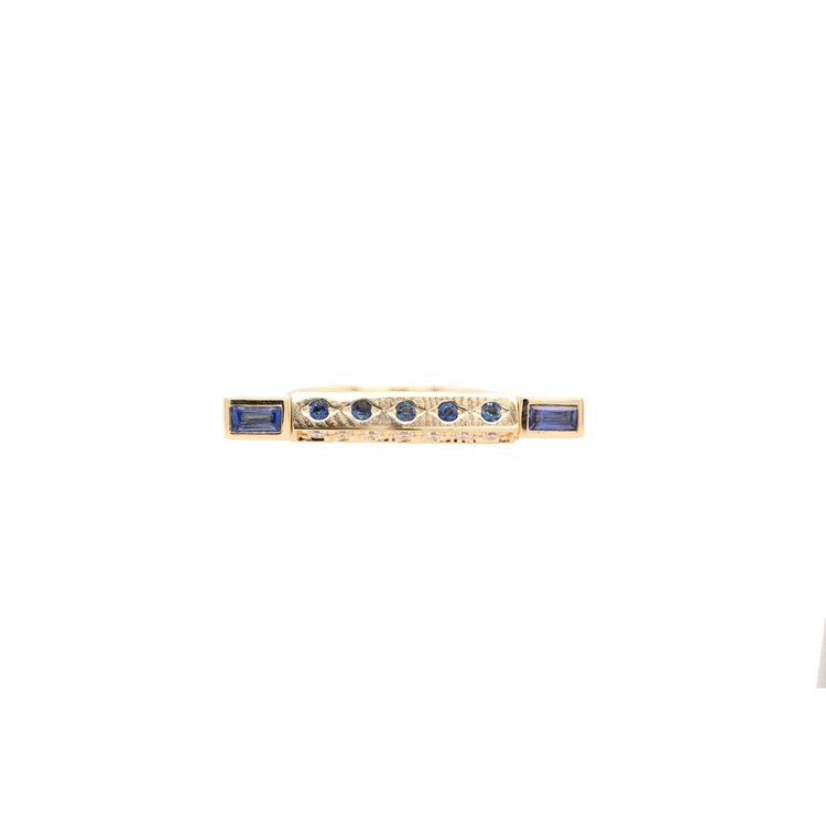 Three Stories Four Sides of Love Elongated Bar Flip Ring