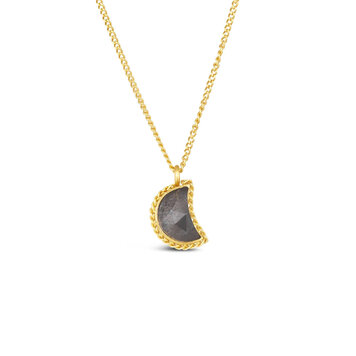 Amali Crescent Moon Diamond Necklace