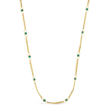 Amali Turquoise Whisper Chain Necklace