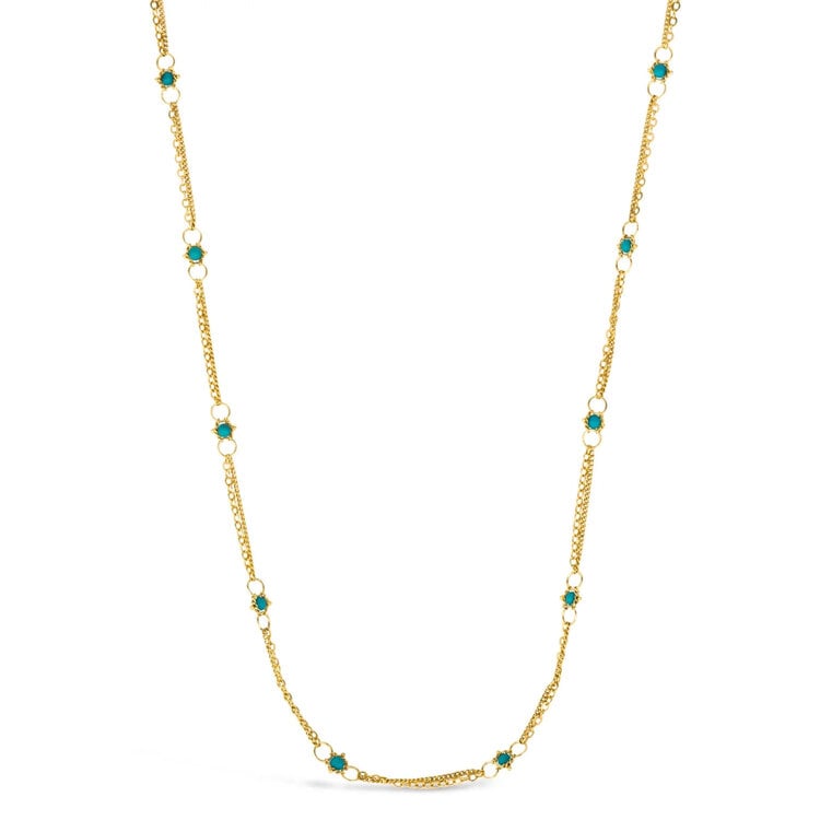 Amali Turquoise Whisper Chain Necklace