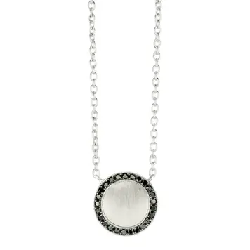 925SUNEERA Ario Black Diamond and Sterling Silver Necklace