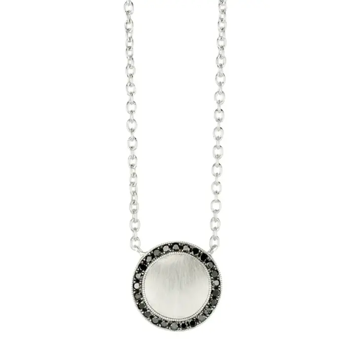 Black Diamond Necklace - Element 79 Contemporary Jewelry