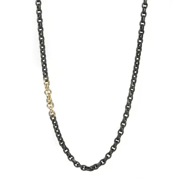 925SUNEERA Olivia Two-Tone Sterling Silver and Yellow Gold Chain