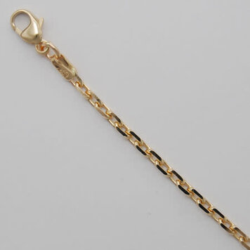 E79 Private Label-Chains Diamond Cut Cable Chain 14k  2.4 mm - 30"