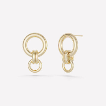 Spinelli Kilcollin Canis Yellow Gold Earrings
