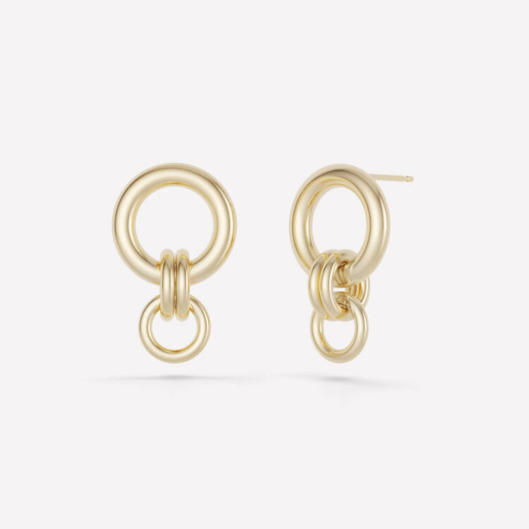 Spinelli Kilcollin Canis Yellow Gold Earrings