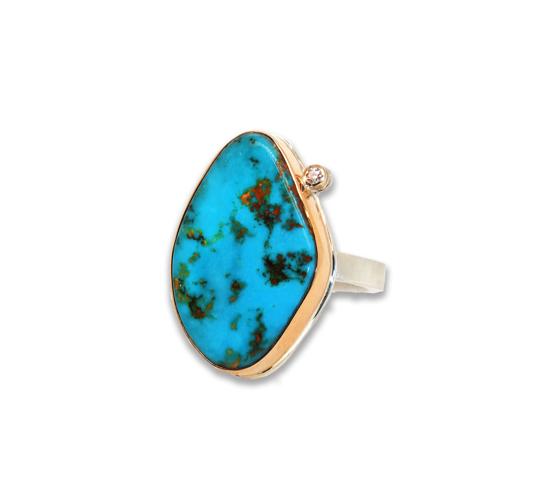 Jamie Joseph Royston Turquoise and Diamond Ring