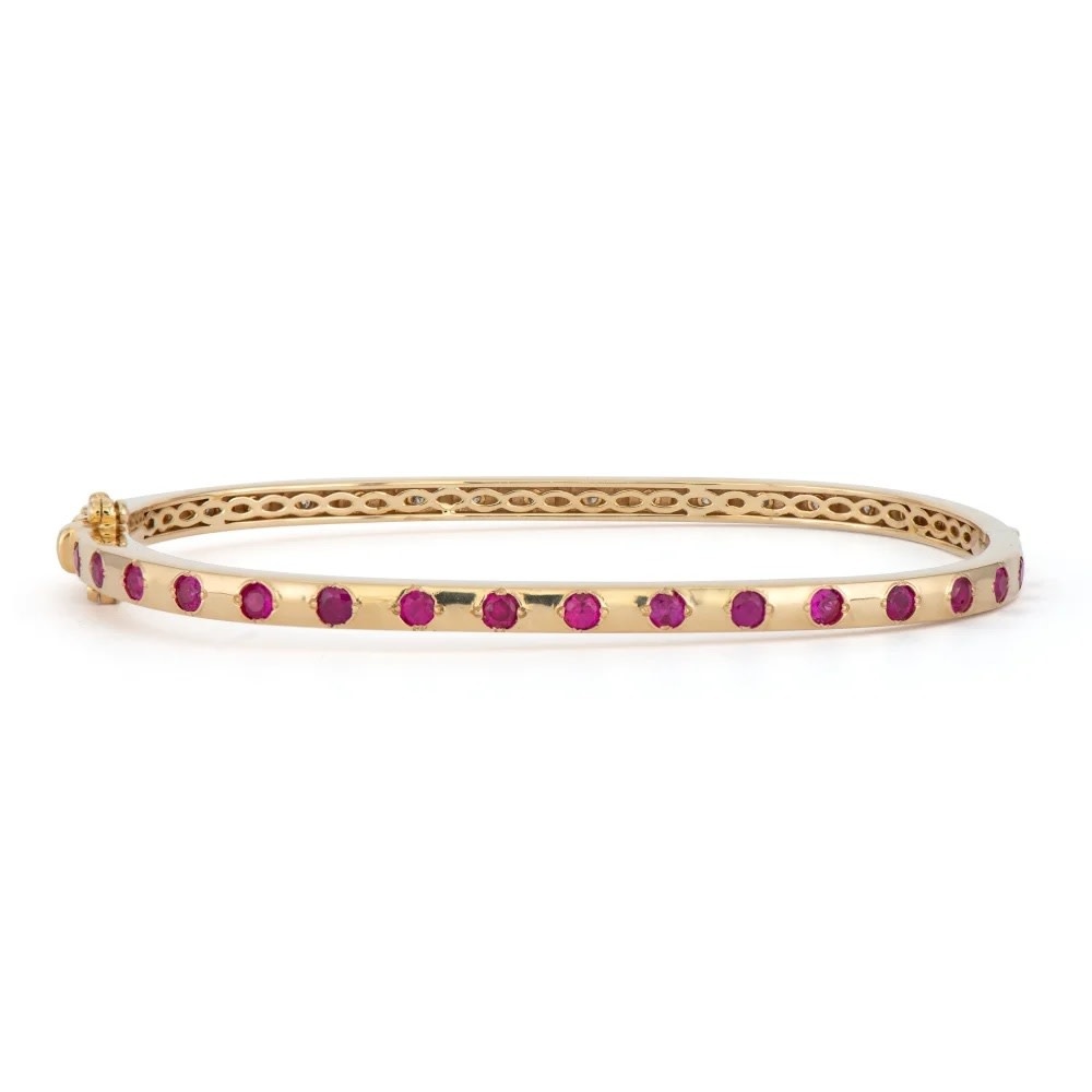 Three Stories Ruby Bangle