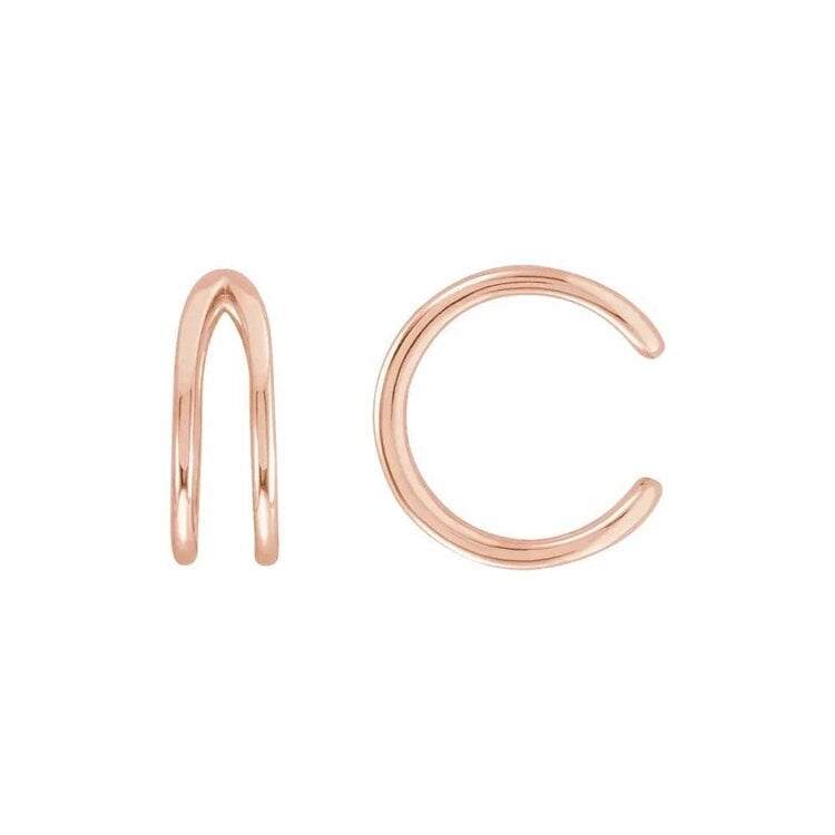 Elements by E79 Rose Gold Negative Space Ear Cuff